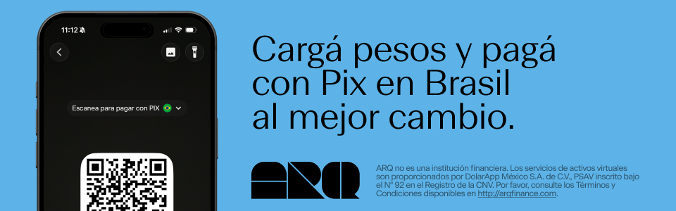 ARQ — Pagá con Pix en Brasil